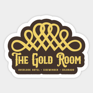 The Gold Room Sticker